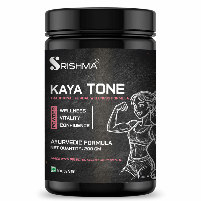Srishma Kaya Tone Ayurvedic Powder – Herbal Wellness & Vitality Booster for Energy, Strength & Confidence (200g)