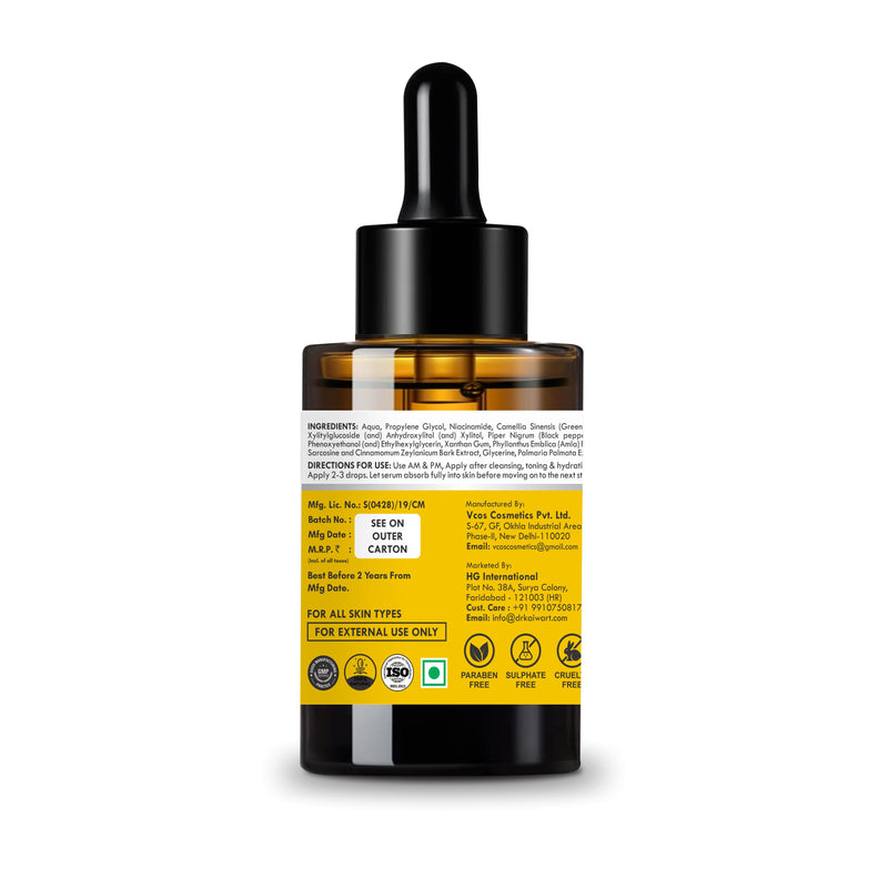 Dr. Kaiwart 2% Salicylic Acid Face Serum – Acne Treatment Serum for Oily & Acne-Prone Skin | Reduces Pimples, Blackheads & Unclogs Pores (30ml)