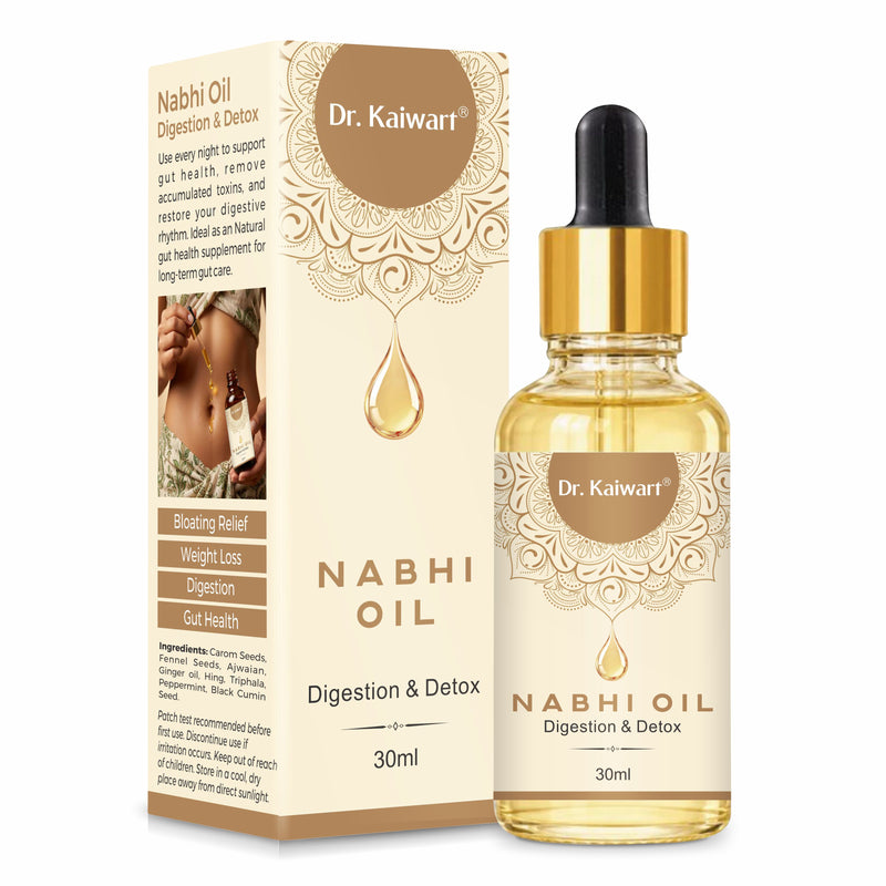 Ayurvedic  Nabhi Oil for Digestion & Detox Support | Nabhi Oil for Belly Button Care, Digestive Wellness & Metabolism Support | 30 ml