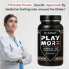 Dr. Kaiwart Play More Capsules – Ayurvedic Power of 25 Super Herbs for Men’s Energy, Stamina & Vitality 60-Capsules (Pack of 2)