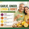 Dr. Kaiwart Garlic Lemon Ginger Syrup 500ml – Ayurvedic Herbal Tonic for Heart Health, Cholesterol & Blood Pressure Support | Natural Immunity & Detox Formula