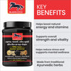 Black Horse Energy Booster Powder with Ashwagandha, Shatavari & Safed Musli – Ayurvedic Strength & Stamina Supplement (200g)