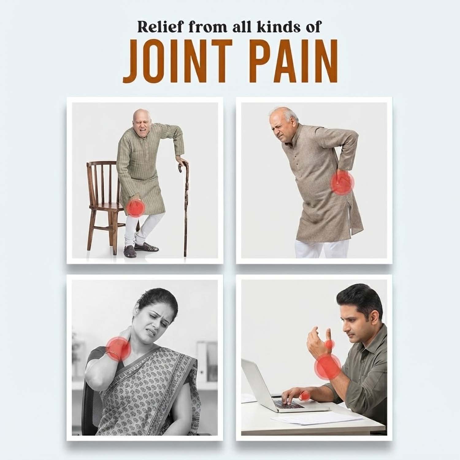 Dr. Kaiwart Kala Gond Capsule – Ayurvedic Joint Pain Relief & Anti-Inflammatory Support (20 Capsules)