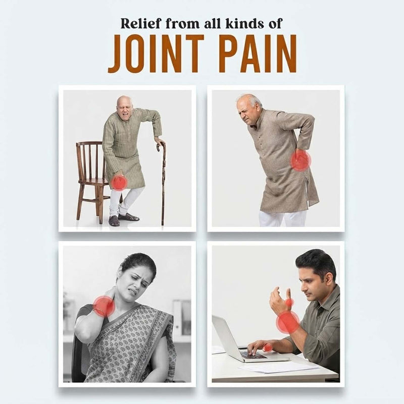 Dr. Kaiwart Kala Gond Capsule – Ayurvedic Joint Pain Relief & Anti-Inflammatory Support (20 Capsules)