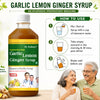Dr. Kaiwart Garlic Lemon Ginger Syrup 500ml – Ayurvedic Herbal Tonic for Heart Health, Cholesterol & Blood Pressure Support | Natural Immunity & Detox Formula