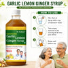 Dr. Kaiwart Garlic Lemon Ginger Syrup 500ml – Ayurvedic Herbal Tonic for Heart Health, Cholesterol & Blood Pressure Support | Natural Immunity & Detox Formula