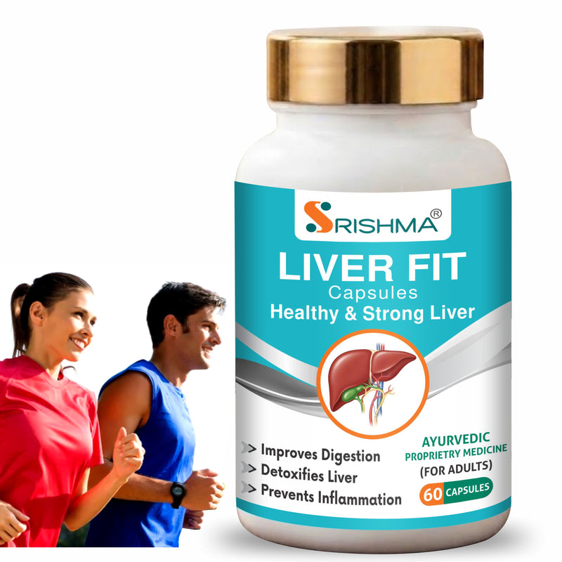 Srishma Natural Ayurvedic Capsules for Liver Detox & Liver Health-60 Capsules