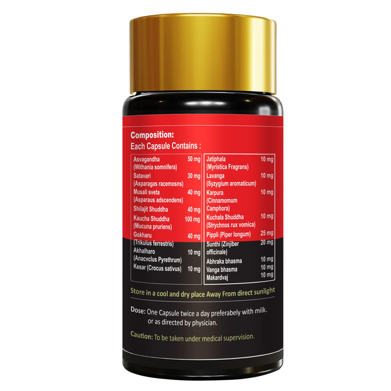 Black Horse Capsule for Men – Ayurvedic Immunity Booster & Strength Support | 60 Capsules