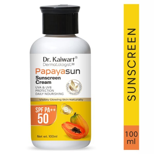 Dr. Kaiwart Papaya Sunscreen - SPF 50 PA++ - Image 5