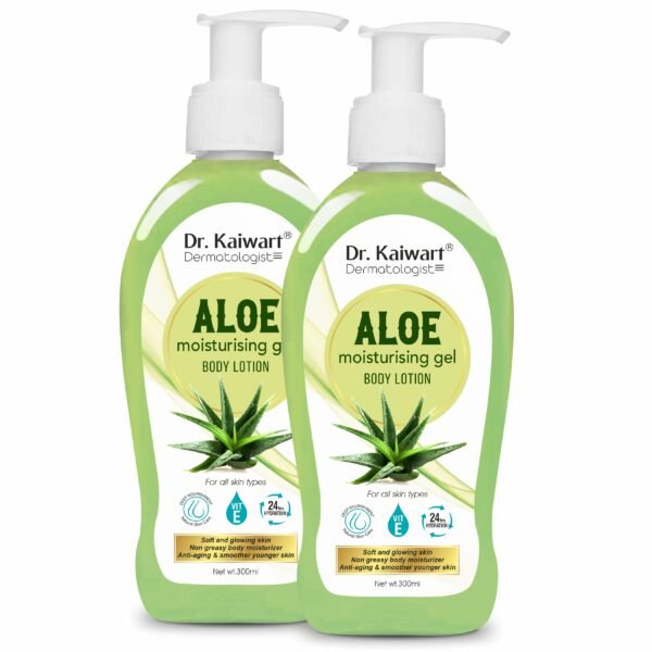 Dr. Kaiwart Pure Aloe Body Lotion For Winters |Body Moisturizer (Pack of 2)