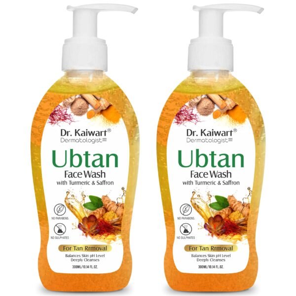 Dr. Kaiwart Ubtan with Turmeric & Saffron Face Wash (Pack Of 2)