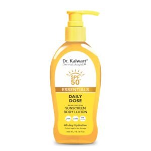 Dr. Kaiwart Sunscreen - SPF 50 PA+ Sunscreen - SPF 50 PA+ Multivitamin Gel | UVA-UVB Protection | Zero White Cast  (300 g)