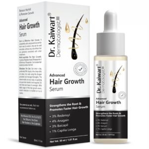 Dr. Kaiwart Advanced Hair Growth Serum For Hair Fall Control | Redensyl 3% + Anagain 4%  (30 ml)
